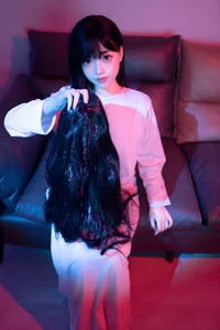 Stunning Sadako Ghost Girlfriend Cosplay by Bang Ni: 91 High-Quality Cinematic Photos from the Iconic Horror Character Series - image 11