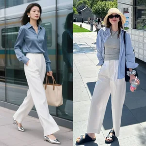 Summer Fashion Guide: How to Style White Pants for a Youthful and Chic Look - image 10
