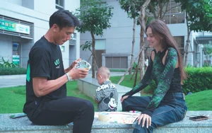 Bui Tien Dung Teaches Son Vietnamese as Wife Dianka Watches Lovingly - image 6