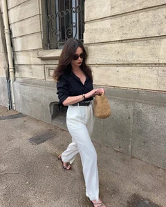 Chic French Style: 4 Must-Have Summer Long Pants for an Elegant Wardrobe - image 1