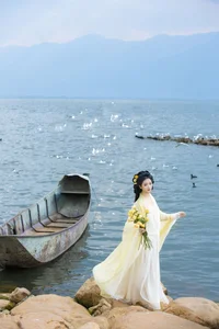 Ethereal Grace of Wan Jiang Ting in YiTuYu Art Language Vol.8851 by the Lake - image 19