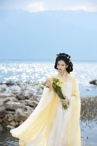 Ethereal Grace of Wan Jiang Ting in YiTuYu Art Language Vol.8851 by the Lake - image 9