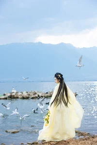 Ethereal Grace of Wan Jiang Ting in YiTuYu Art Language Vol.8851 by the Lake - image 39