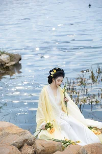 Ethereal Grace of Wan Jiang Ting in YiTuYu Art Language Vol.8851 by the Lake - image 11
