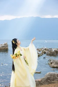 Ethereal Grace of Wan Jiang Ting in YiTuYu Art Language Vol.8851 by the Lake - image 43