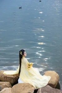 Ethereal Grace of Wan Jiang Ting in YiTuYu Art Language Vol.8851 by the Lake - image 29