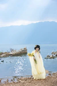 Ethereal Grace of Wan Jiang Ting in YiTuYu Art Language Vol.8851 by the Lake - image 6