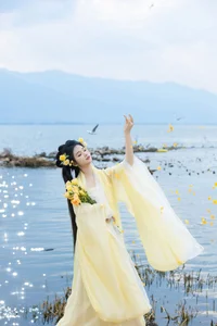 Ethereal Grace of Wan Jiang Ting in YiTuYu Art Language Vol.8851 by the Lake - image 36