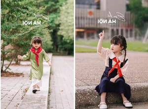 Heartwarming Photo of a Schoolchild in Red Scarf at Ho Chi Minh Mausoleum - image 2