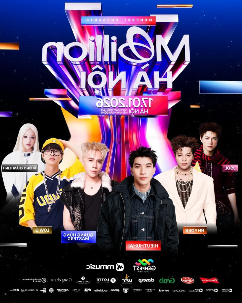 GENfest MBILLION: A Dream Lineup Bringing 6 Mini-Concerts to Hanoi