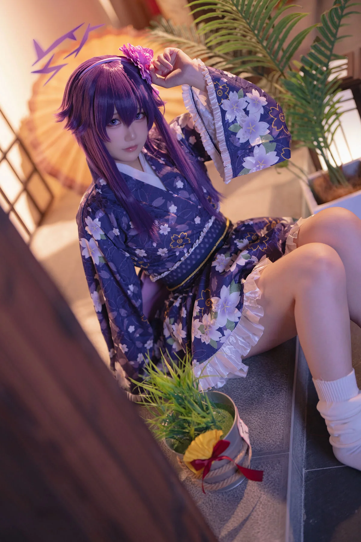 Stunning Blue Archive Igusa Haruka New Year Cosplay by Lunananya | 35P Exclusive High-Quality Photo Collection