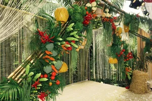 Sustainable Celebrations: A Unique Wedding Decorated with One Ton of Fresh Vegetables - image 2