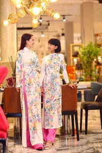 Actor Binh Minh and Family Celebrate Spring in Sustainable Ao Dai - image 6