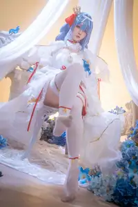 Coser Hoshilily's Azur Lane Janus Cosplay: Ethereal Beauty in a Dream - image 12
