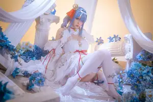 Coser Hoshilily's Azur Lane Janus Cosplay: Ethereal Beauty in a Dream - image 16