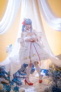 Coser Hoshilily's Azur Lane Janus Cosplay: Ethereal Beauty in a Dream - image 27