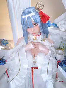 Coser Hoshilily's Azur Lane Janus Cosplay: Ethereal Beauty in a Dream - image 14