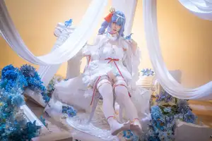 Coser Hoshilily's Azur Lane Janus Cosplay: Ethereal Beauty in a Dream - image 26
