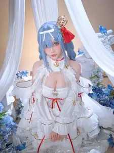 Coser Hoshilily's Azur Lane Janus Cosplay: Ethereal Beauty in a Dream - image 9