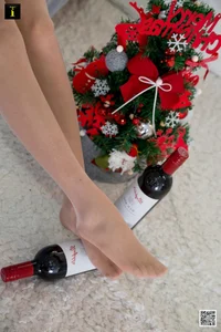 Elegant Holiday Photography: Wanping in IESS Red Wine and Christmas Collection - image 62