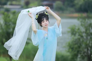 YiTuYu Art Language Vol.7304: Exquisite Portrait Photography Featuring Zhou Zhou Ay - image 14