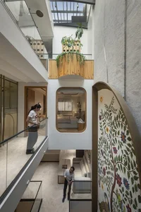 Giải pháp thiết kế nhà ống 108m2 cho gia đình ba thế hệ tại Ấn Độ - image 6