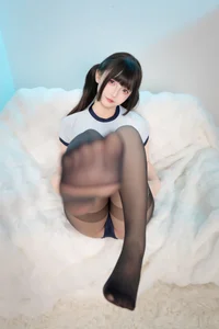 Aesthetic Cosplay Portrait Gallery: Kagurazaka Mafuyu in Classic Japanese Secret Gym Uniform Style – High-Quality Photography Series - image 18